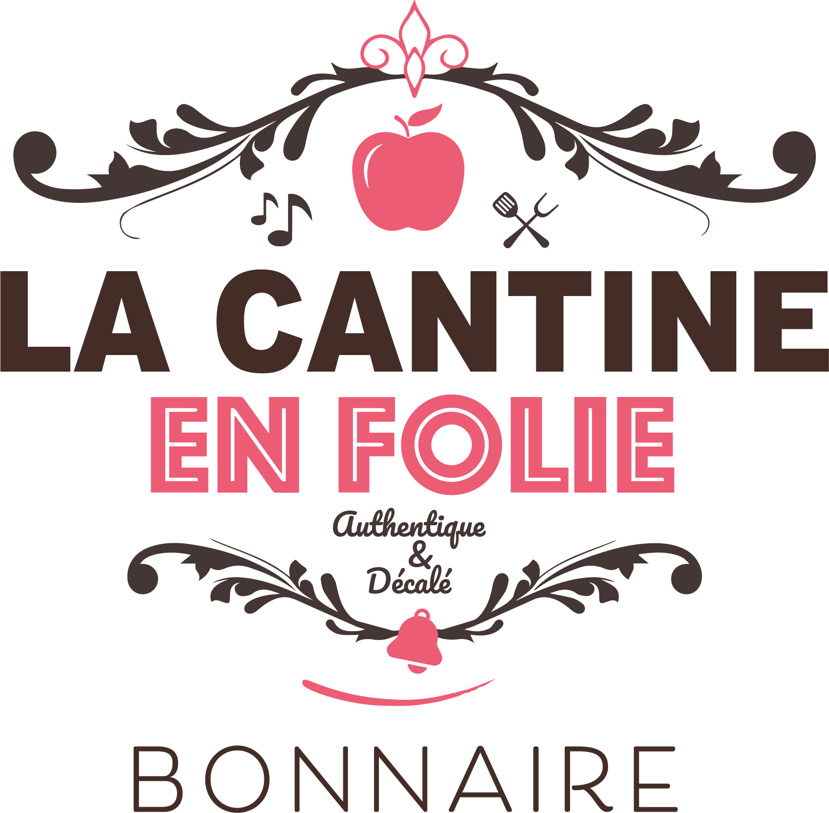 Logo Cantine En Folie